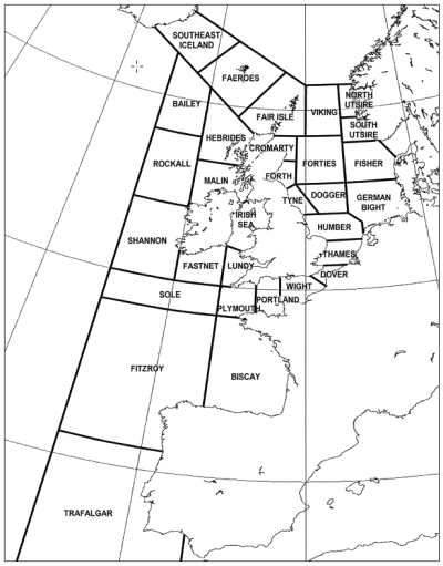 Current Forecast and Sea Areas From February 2002