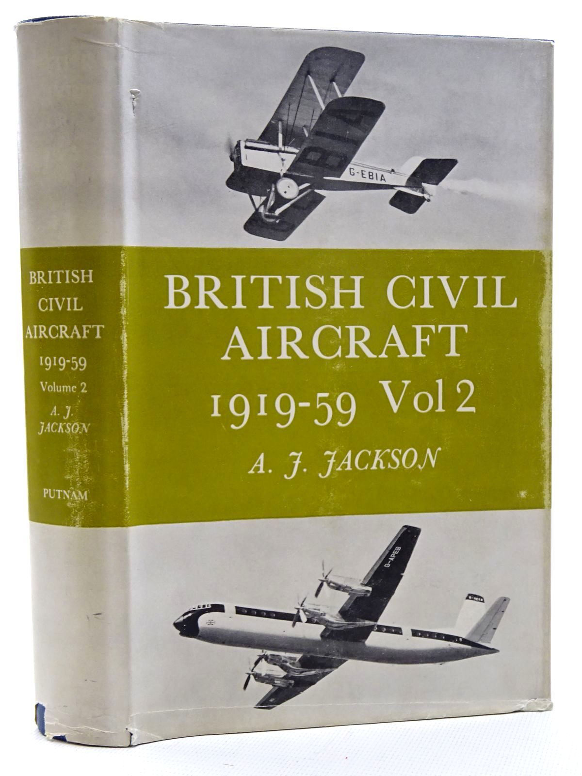 Cover of BRITISH CIVIL AIRCRAFT 1919-59 VOLUME TWO by A.J. Jackson