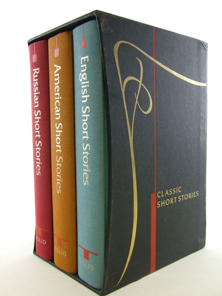 Cover of CLASSIC SHORT STORIES (3 VOLUMES) ENGLISH, RUSSIAN &amp; AMERICAN by Alexander Pushkin; Washington Irving; Mrs. Gaskell;  et al