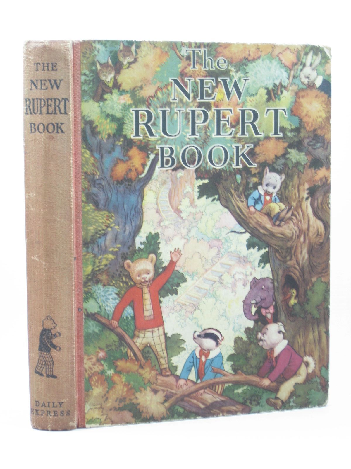 Cover of RUPERT ANNUAL 1938 - THE NEW RUPERT BOOK by Alfred Bestall