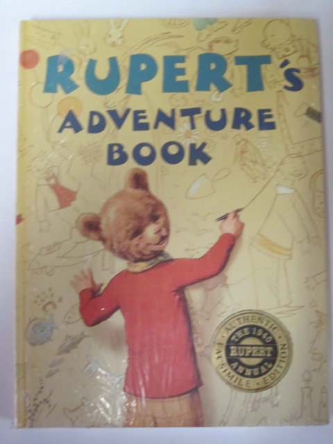 Cover of RUPERT ANNUAL 1940 (FACSIMILE) - RUPERT'S ADVENTURE BOOK by Alfred Bestall