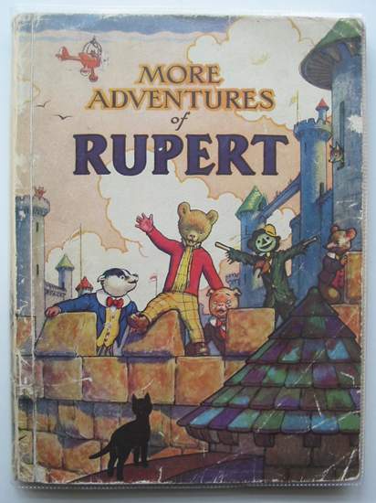 Cover of RUPERT ANNUAL 1942 - MORE ADVENTURES OF RUPERT by Alfred Bestall