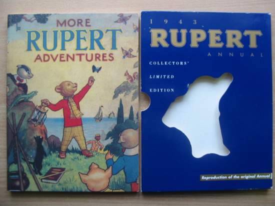 Cover of RUPERT ANNUAL 1943 (FACSIMILE) - MORE RUPERT ADVENTURES by Alfred Bestall