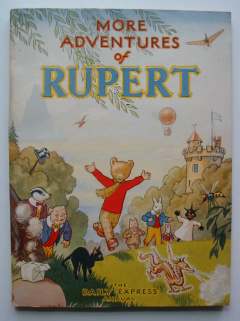 Cover of RUPERT ANNUAL 1947 - MORE ADVENTURES OF RUPERT by Alfred Bestall