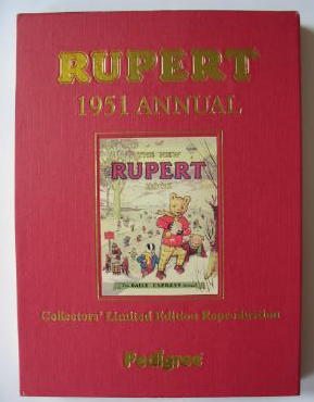 Cover of RUPERT ANNUAL 1951 (FACSIMILE) - THE NEW RUPERT BOOK by Alfred Bestall