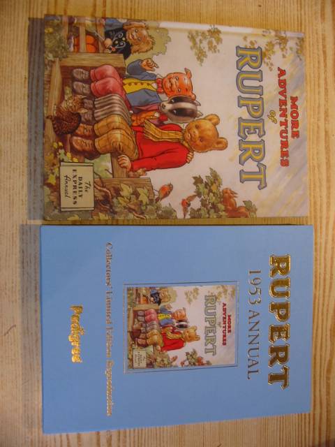 Cover of RUPERT ANNUAL 1953 (FACSIMILE) - MORE ADVENTURES OF RUPERT by Alfred Bestall