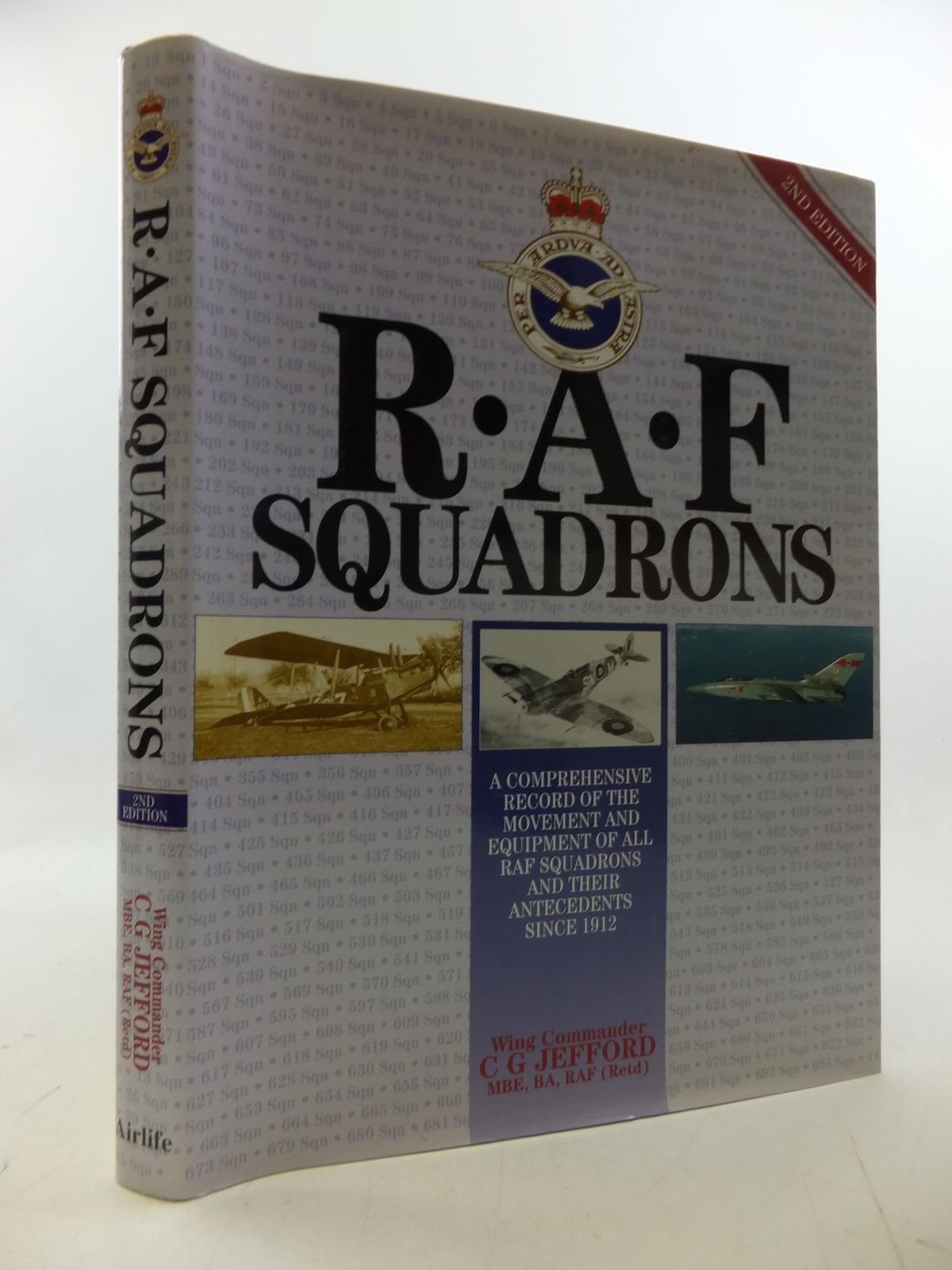 Cover of R.A.F. SQUADRONS by C.G. Jefford