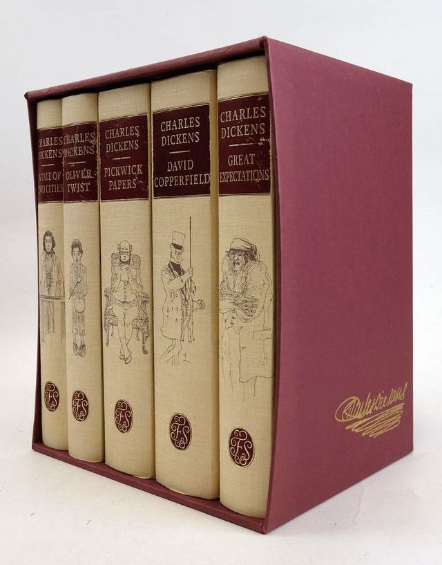 Cover of CHARLES DICKENS: BOX SET 5 VOLUMES by Charles Dickens; Christopher Hibbert