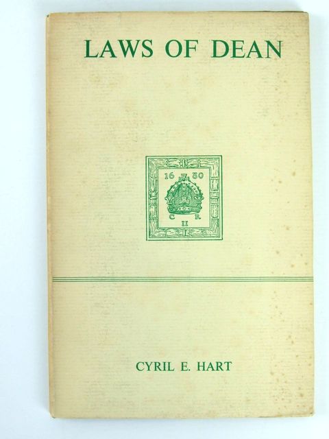 Cover of LAWS OF DEAN by Cyril Hart