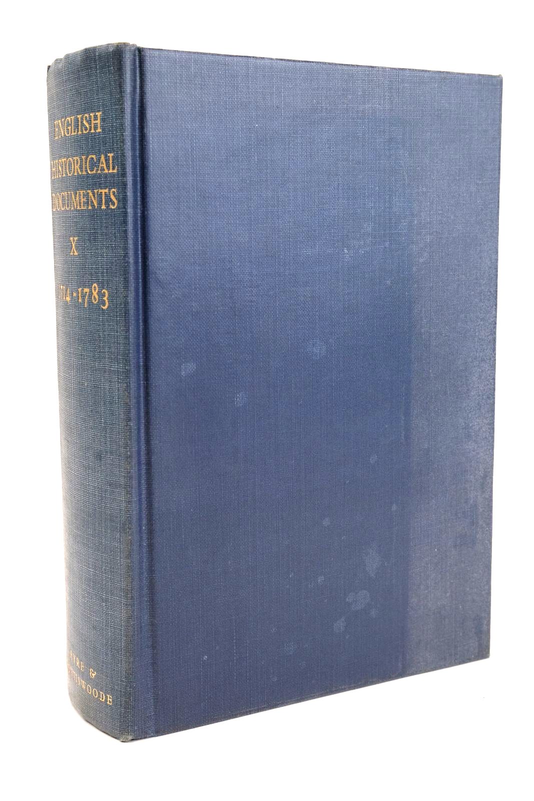 Cover of ENGLISH HISTORICAL DOCUMENTS VOLUME X 1714-1783 by D.B. Horn; Mary Ransome