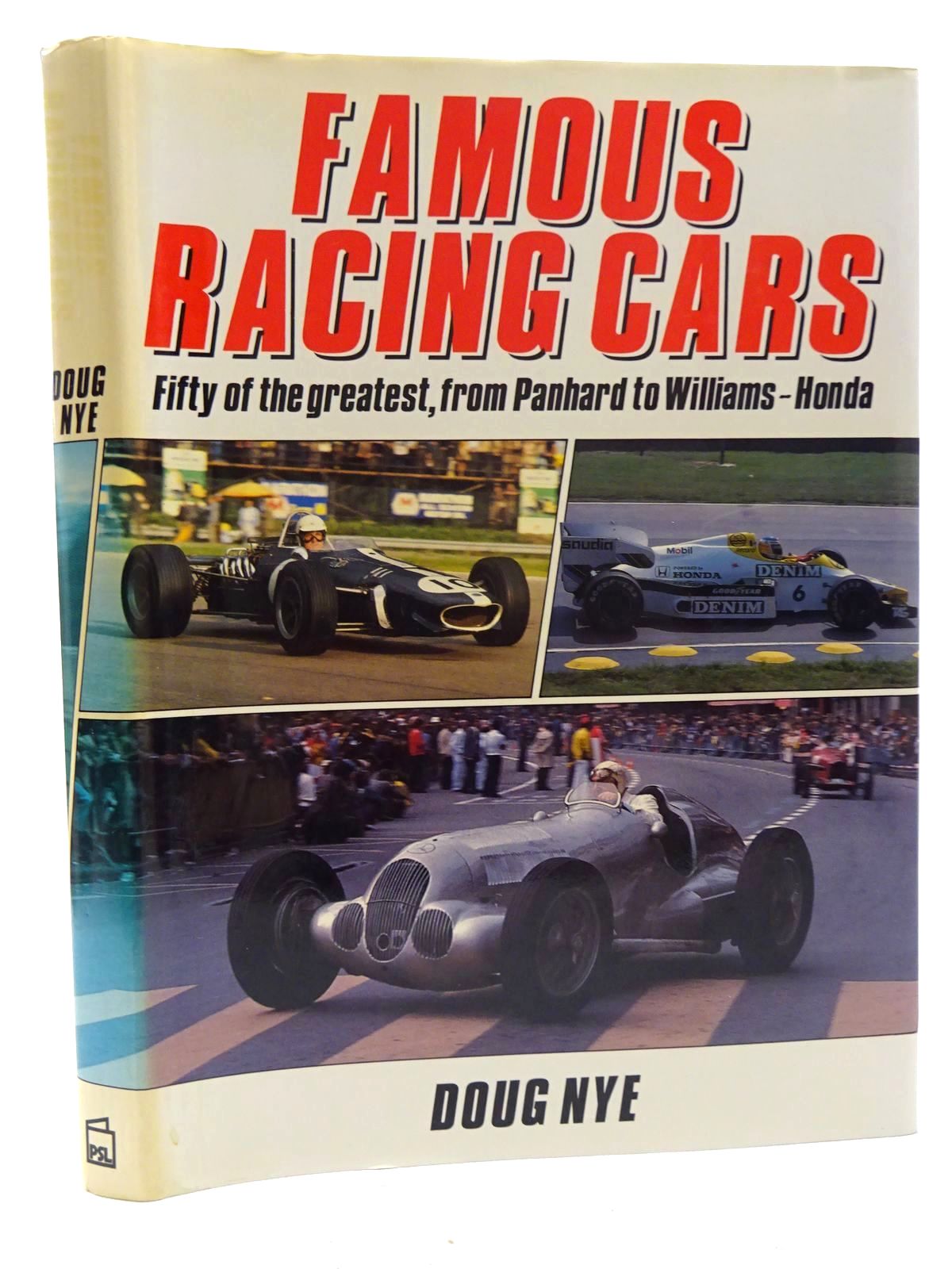 Cover of FAMOUS RACING CARS: FIFTY OF THE GREATEST, FROM PANHARD TO WILIAMS-HONDA by Doug Nye