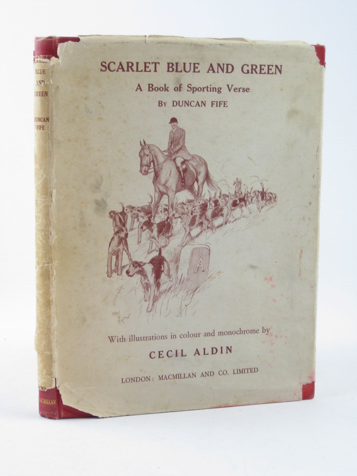 Cover of SCARLET BLUE AND GREEN by Duncan Fife