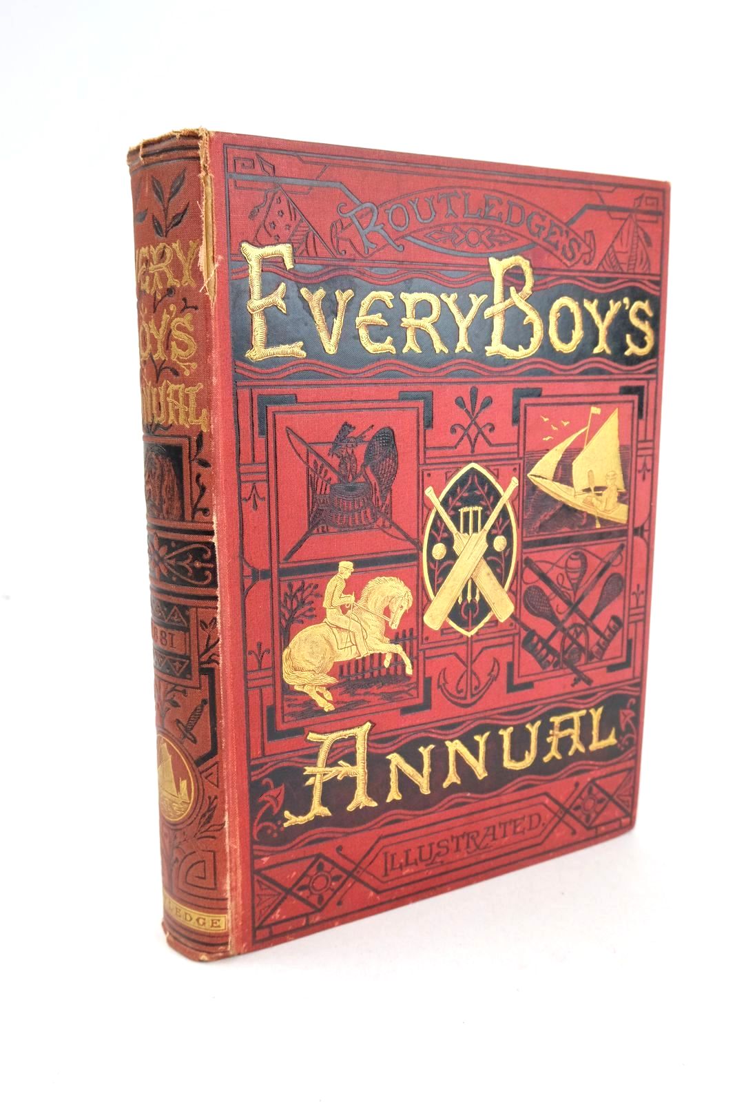 Cover of EVERY BOY'S ANNUAL 1881 by Edmund Routledge; W.H.G. Kingston;  et al