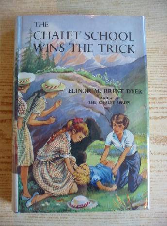 Cover of THE CHALET SCHOOL WINS THE TRICK by Elinor M. Brent-Dyer