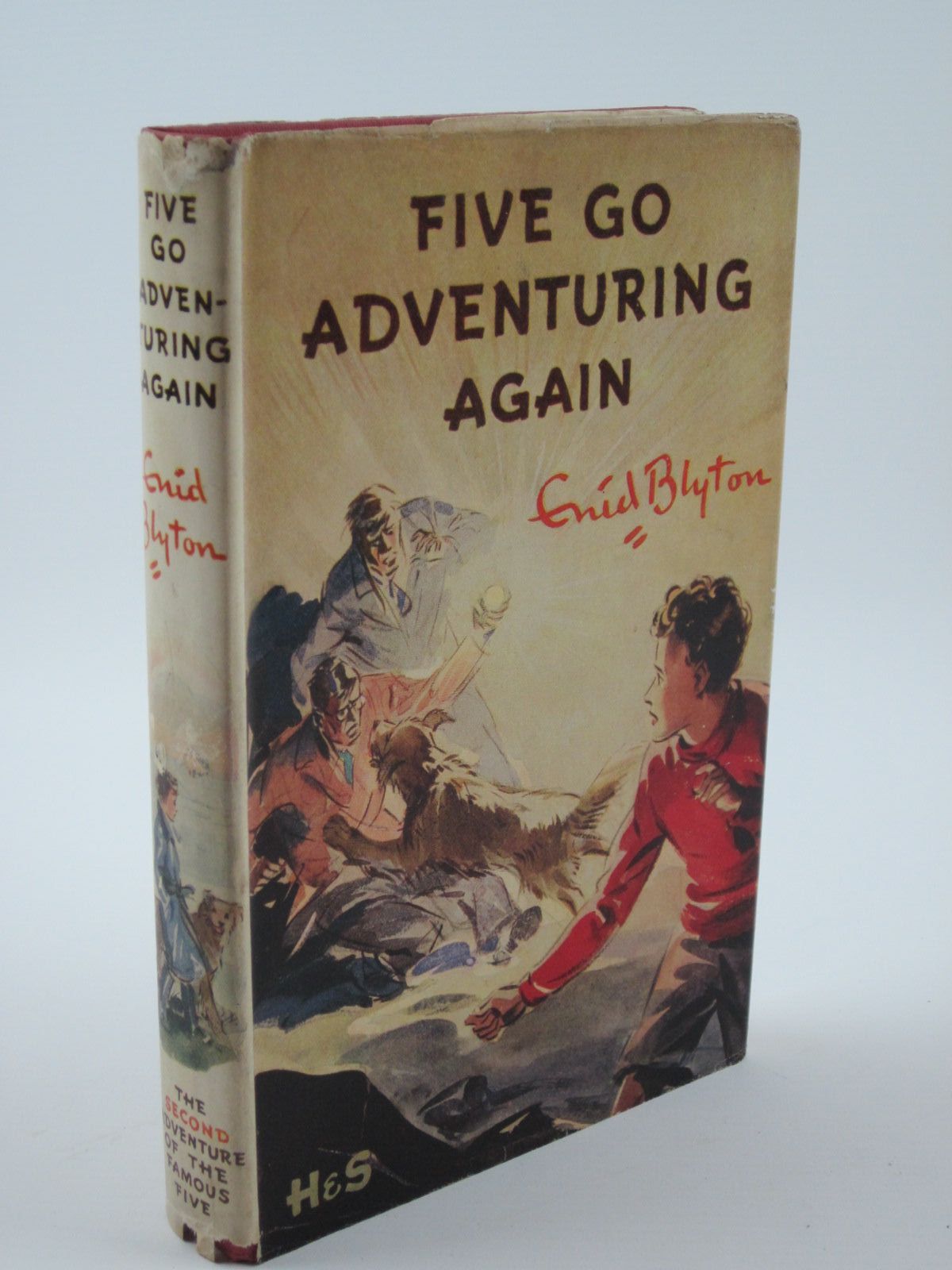 Cover of FIVE GO ADVENTURING AGAIN by Enid Blyton
