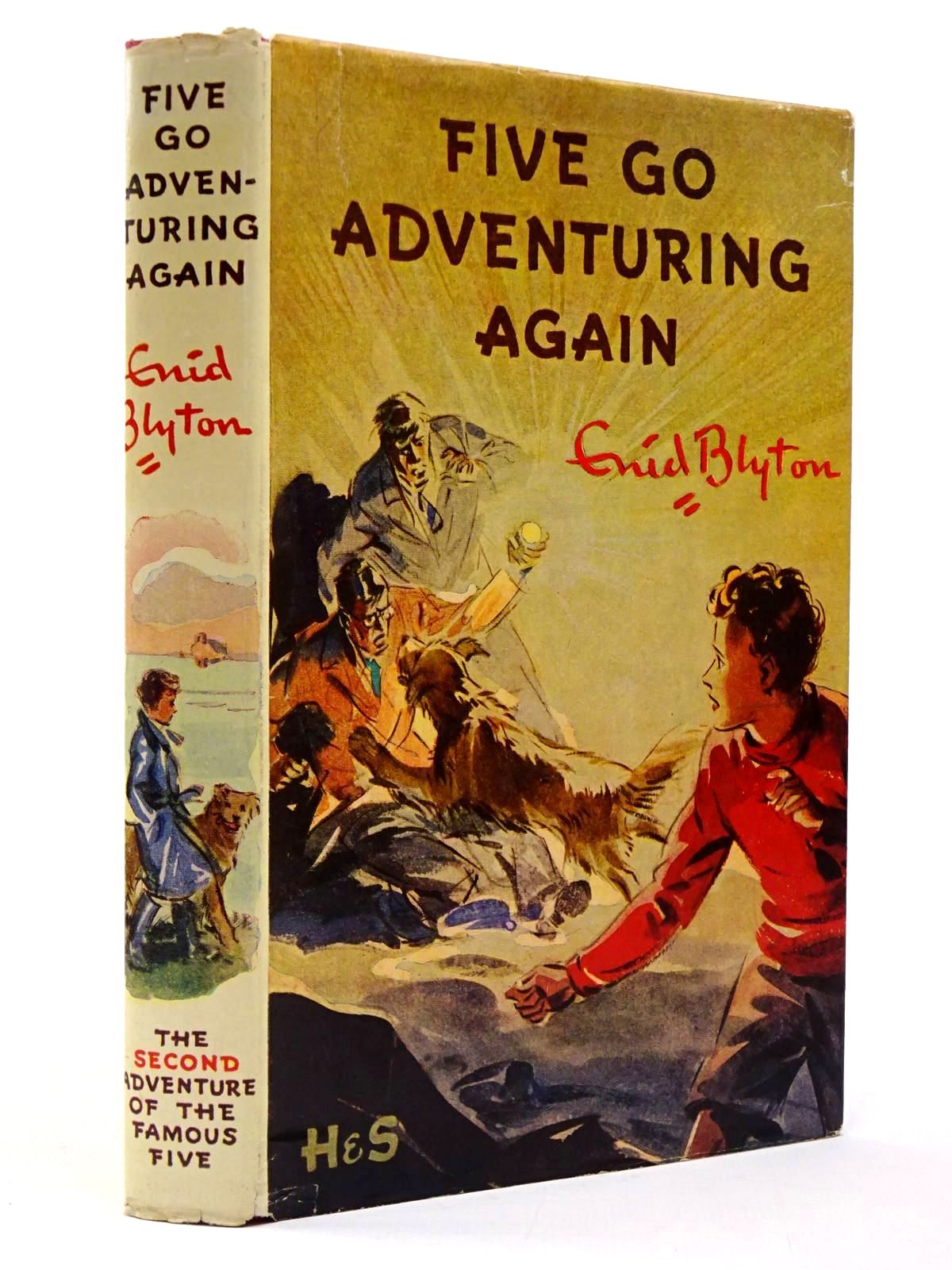 Cover of FIVE GO ADVENTURING AGAIN by Enid Blyton