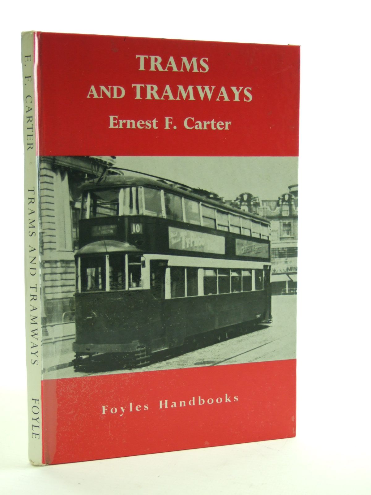 Cover of TRAMS AND TRAMWAYS by Ernest F. Carter