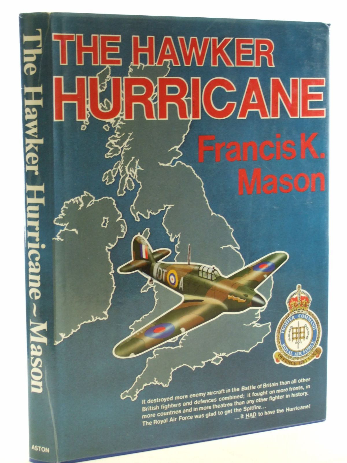Cover of THE HAWKER HURRICANE by Francis K. Mason