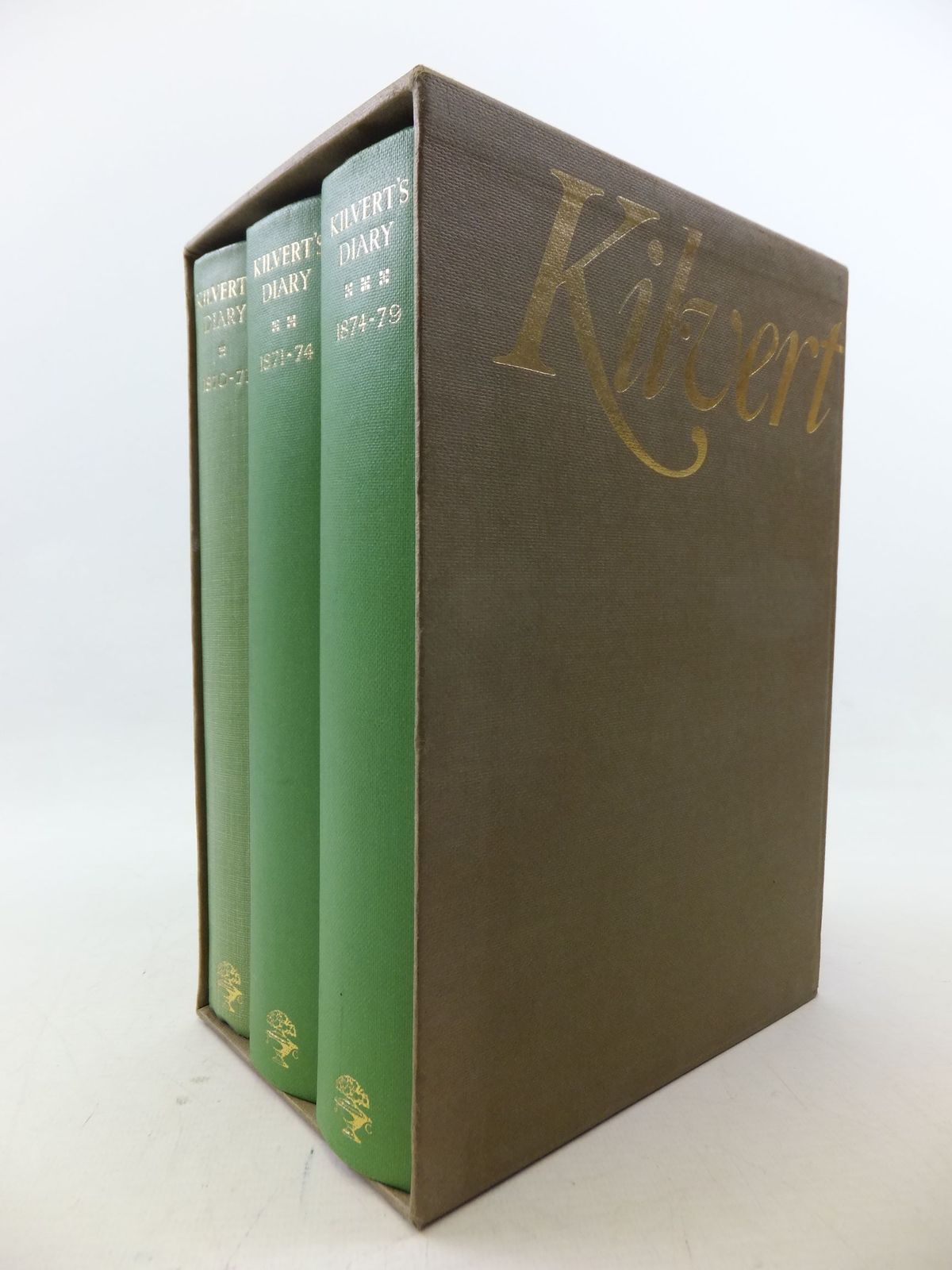 Cover of KILVERT'S DIARY (3 VOLUMES) by Francis Kilvert; William Plomer