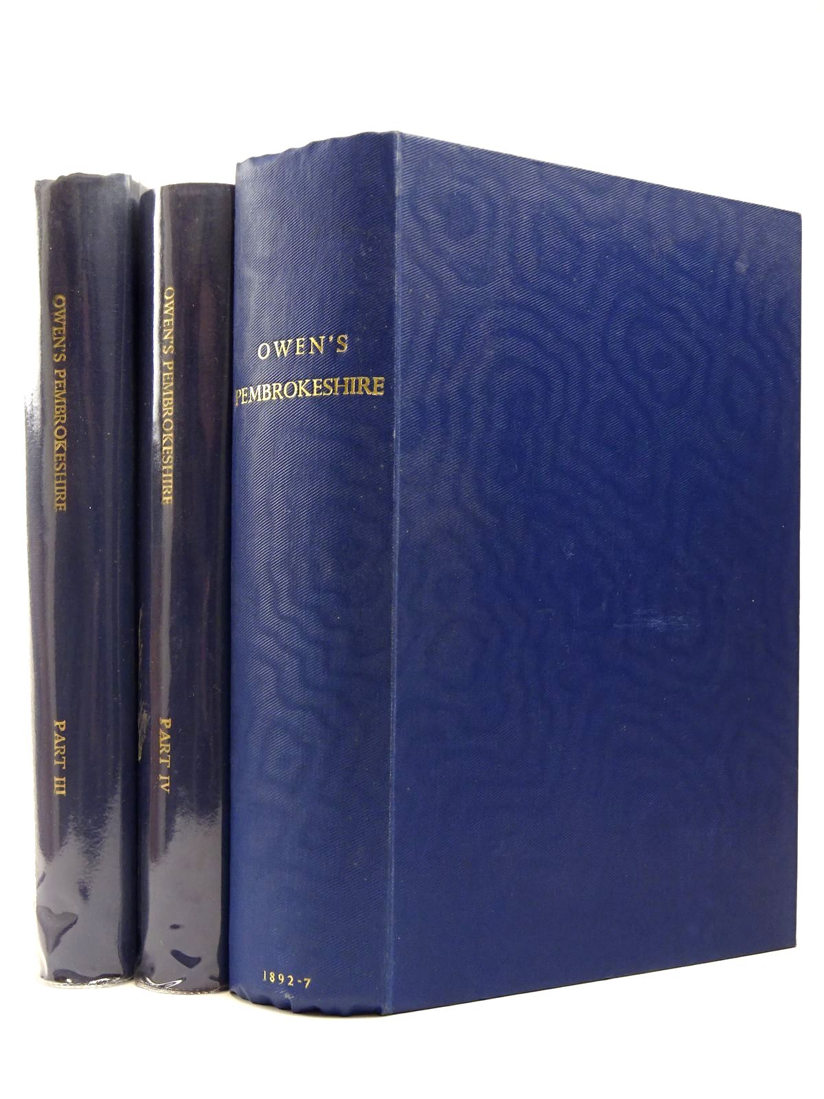 Cover of THE DESCRIPTION OF PEMBROKESHIRE (3 VOLUMES) by George Owen