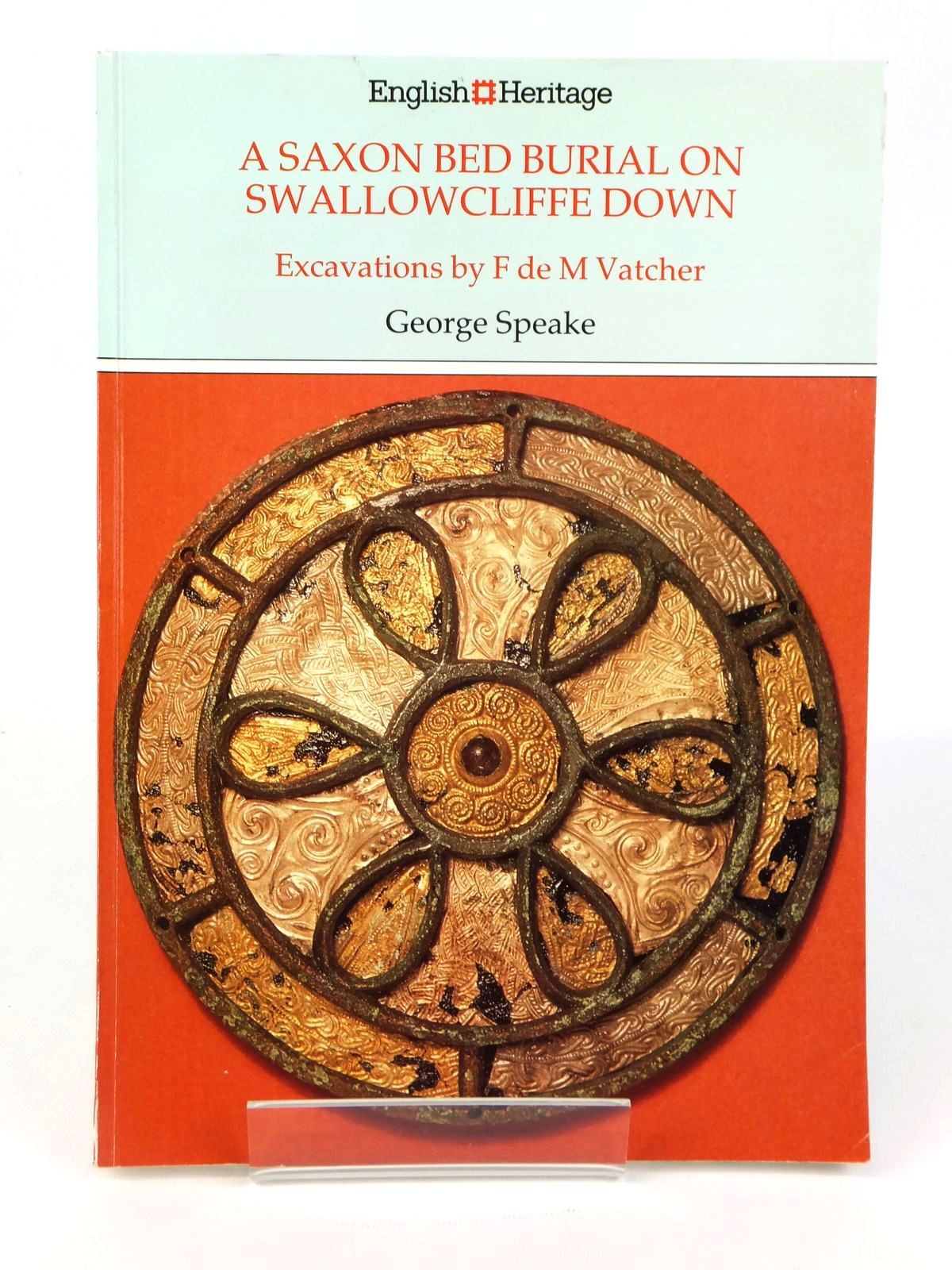 Cover of A SAXON BED BURIAL ON SWALLOWCLIFFE DOWN by George Speake