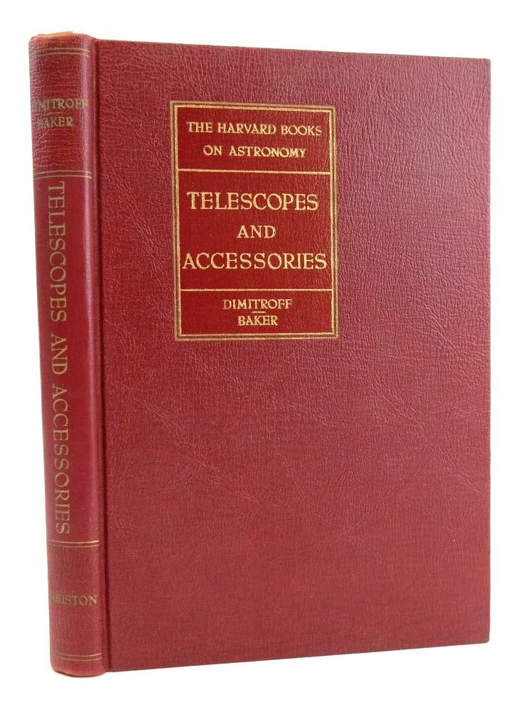 Cover of TELESCOPES AND ACCESSORIES (THE HARVARD BOOKS ON ASTRONOMY) by George Z. Dimitroff; James G. Baker