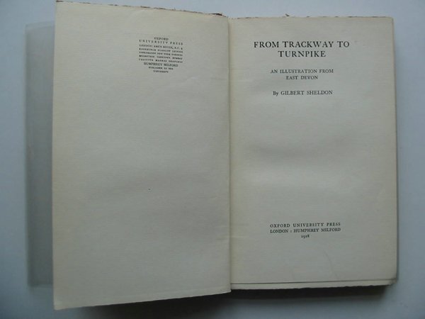 Cover of FROM TRACKWAY TO TURNPIKE by Gilbert Sheldon