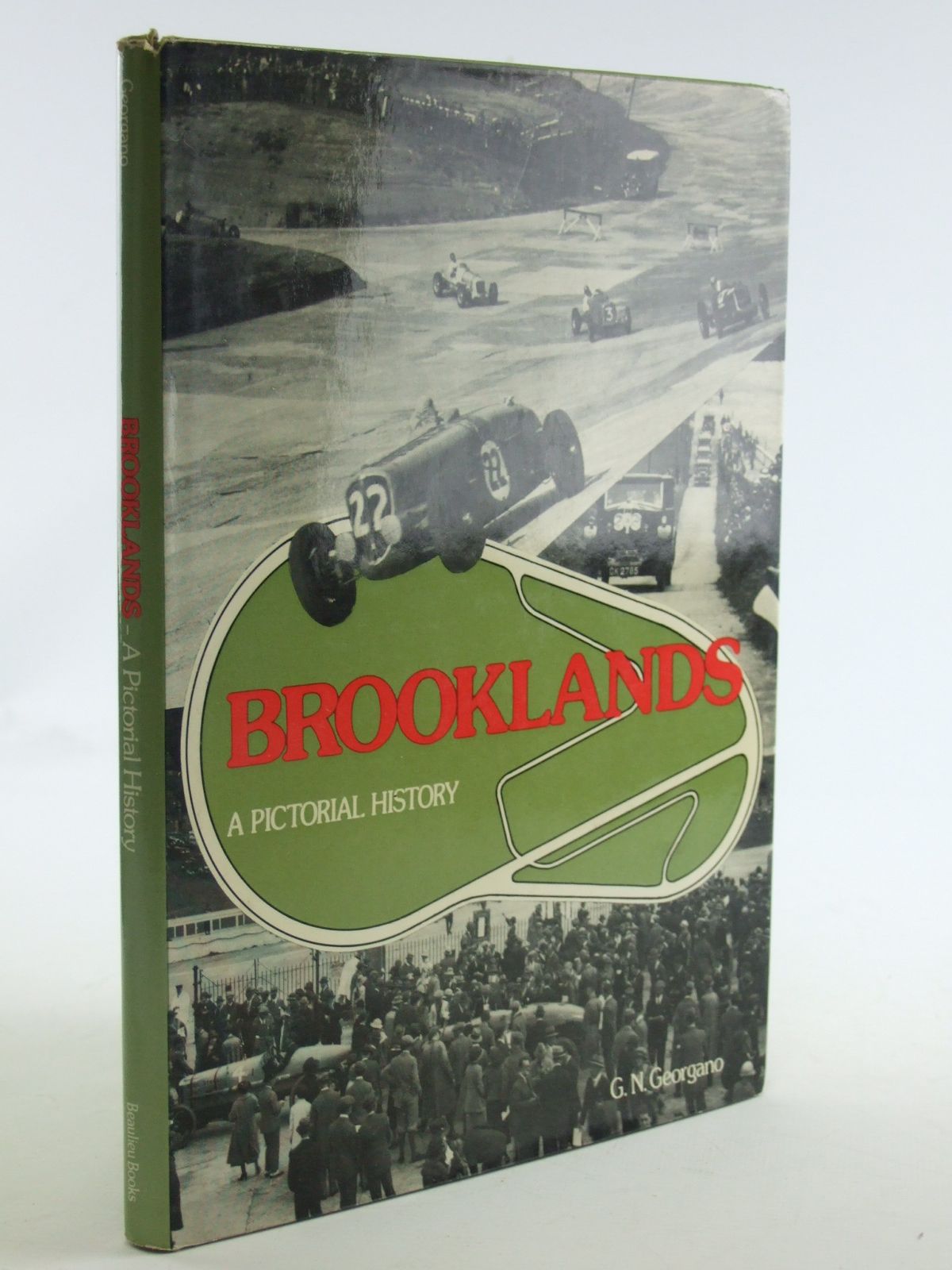 Cover of BROOKLANDS: A PICTORIAL HISTORY by G.N. Georgano