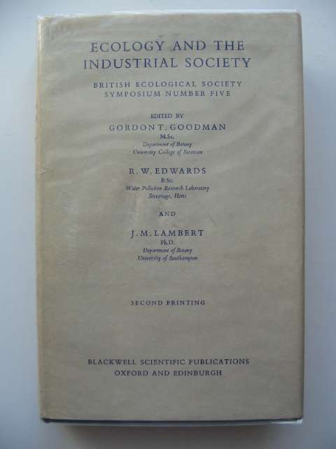 Cover of ECOLOGY AND THE INDUSTRIAL SOCIETY by Gordon T. Goodman; R.W. Edwards; J.M. Lambert