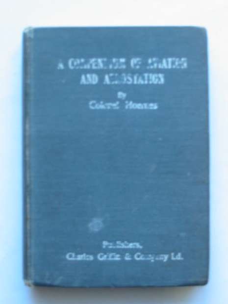 Cover of A COMPENDIUM OF AVIATION AND AEROSTATION by H. Hoernes; J.H. Ledeboer