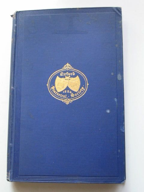 Cover of OXFORD TOPOGRAPHY AN ESSAY by Herbert Hurst