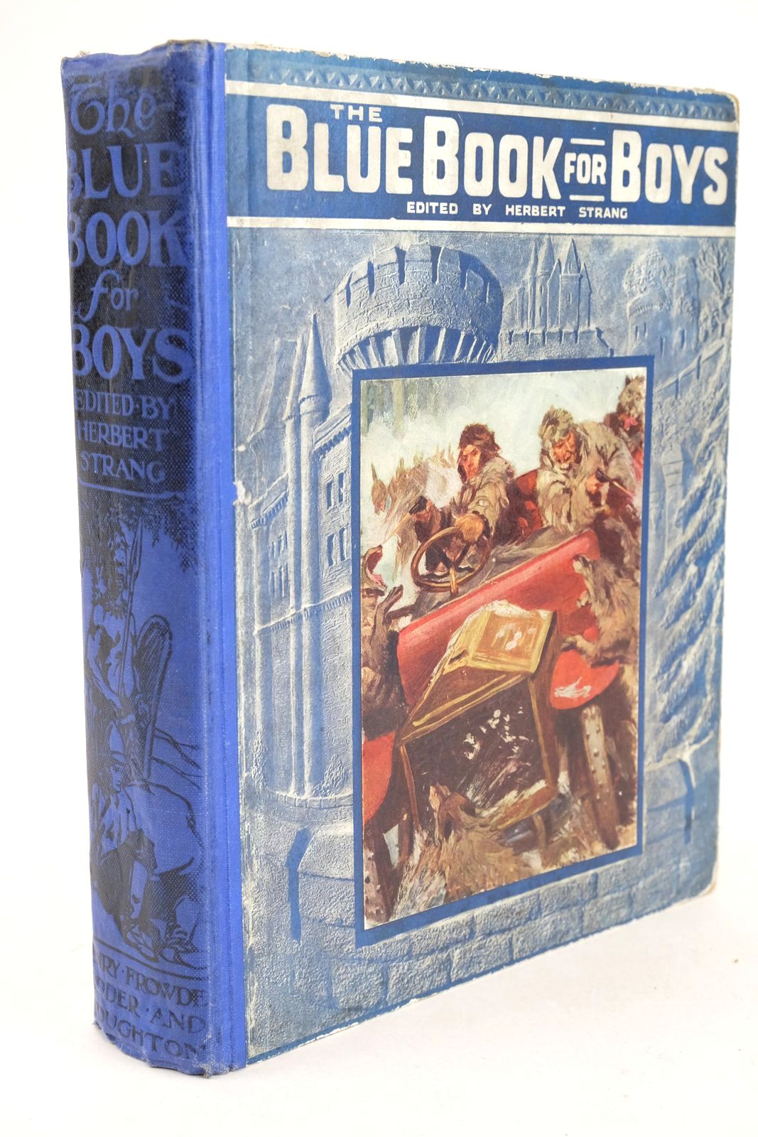 Cover of THE BLUE BOOK FOR BOYS by Herbert Strang; Tom Bevan; Captain Charles Gilson;  et al