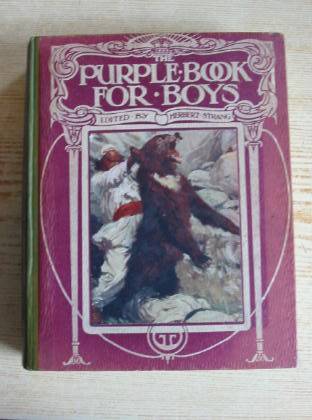 Cover of THE PURPLE BOOK FOR BOYS by Herbert Strang; G. Lusignan; Captain Charles Gilson;  et al