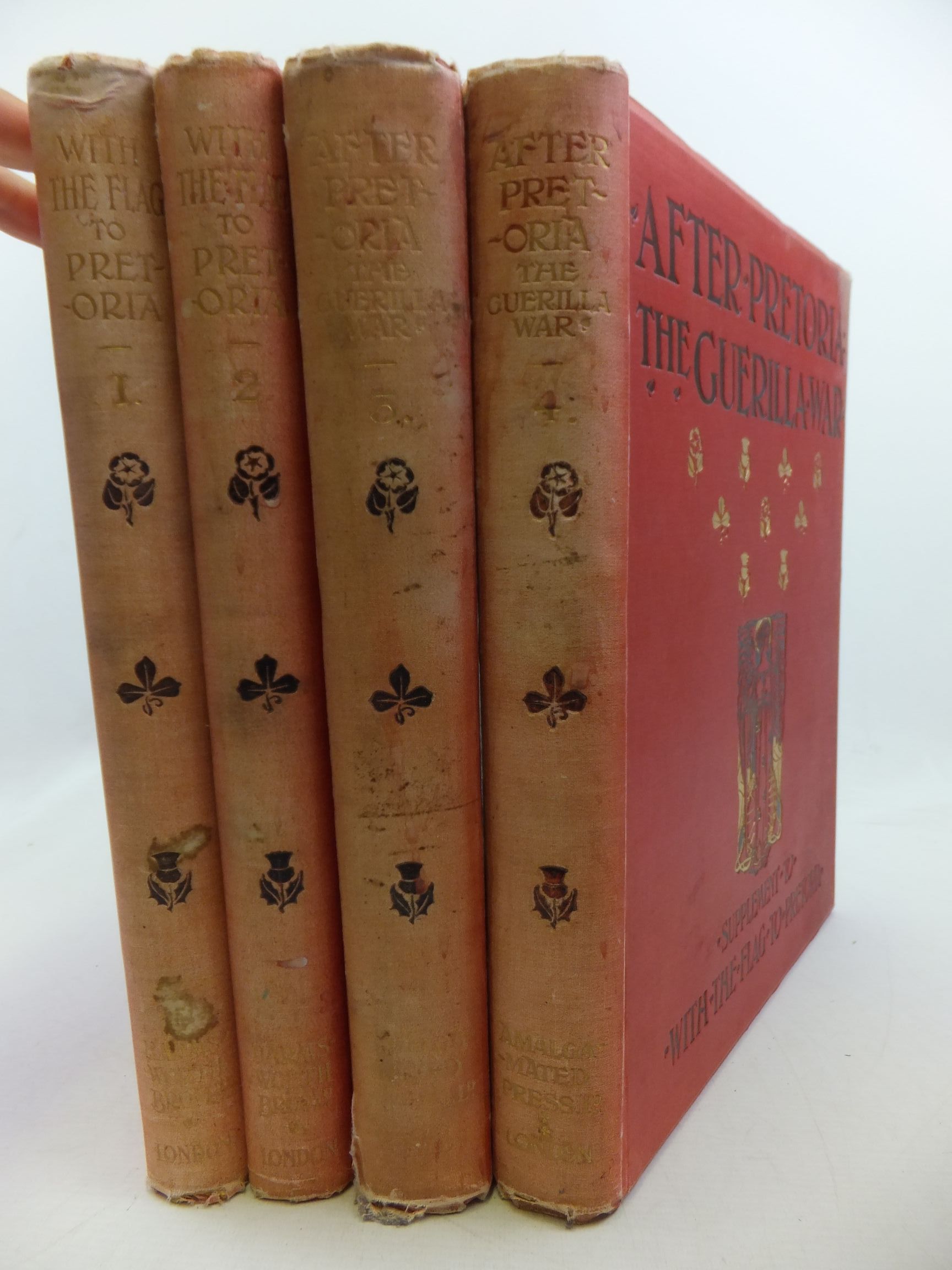 Cover of WITH THE FLAG TO PRETORIA, AND AFTER PRETORIA: THE GUERILLA WAR (4 VOLUME SET) by H.W. Wilson