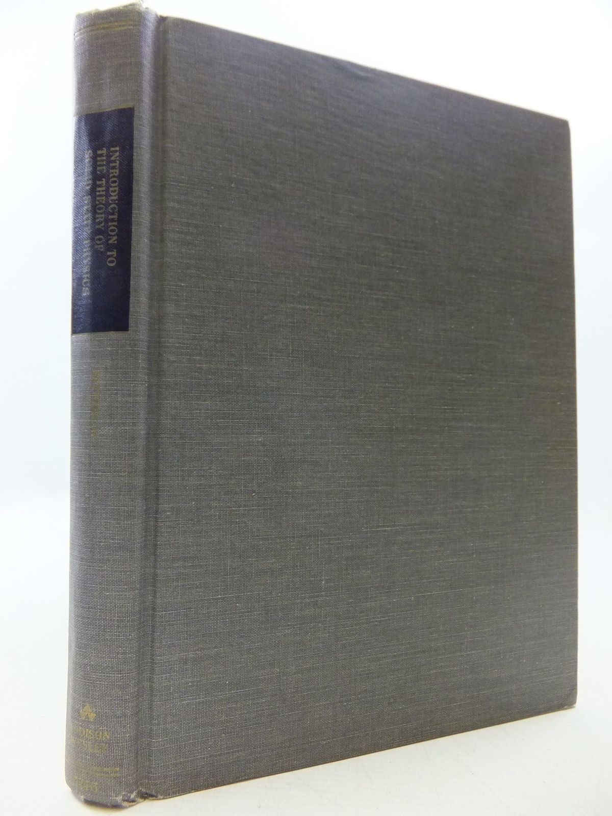 Cover of INTRODUCTION TO THE THEORY OF SOLID STATE PHYSICS by James D. Patterson
