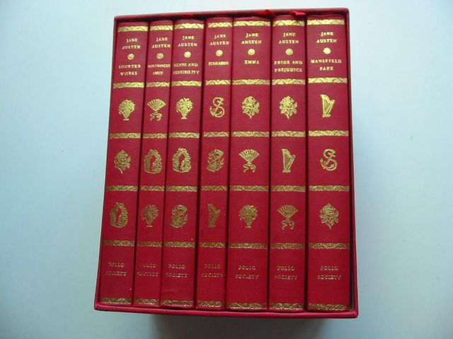 Cover of THE WORKS OF JANE AUSTEN (7 VOLUMES) by Jane Austen; Richard Church