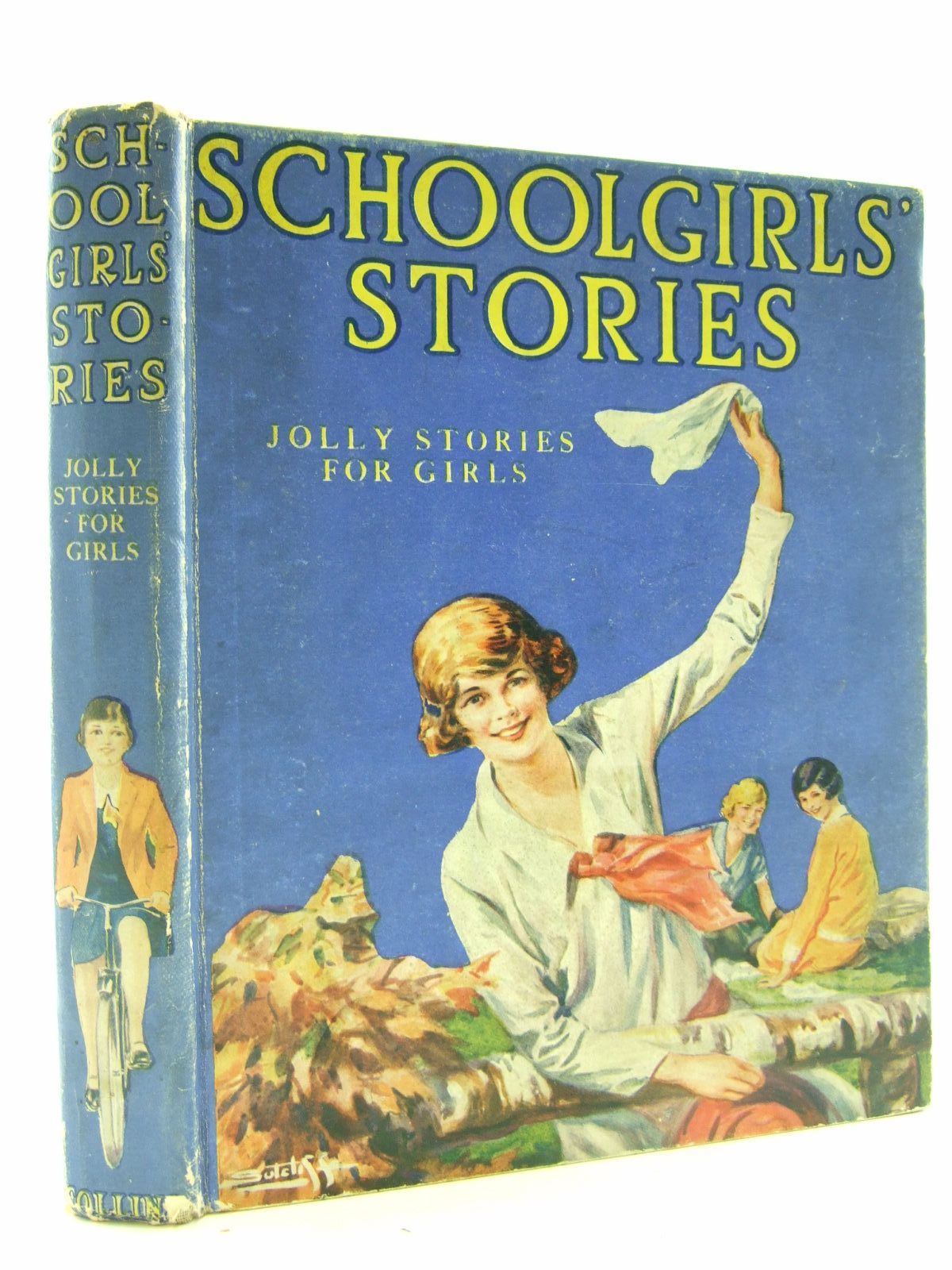 Cover of SCHOOLGIRLS' STORIES by Janet Simpson; Neil Munro; Nigel Lee;  et al
