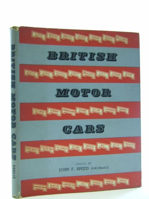 Cover of BRITISH MOTOR CARS by John F. Speed