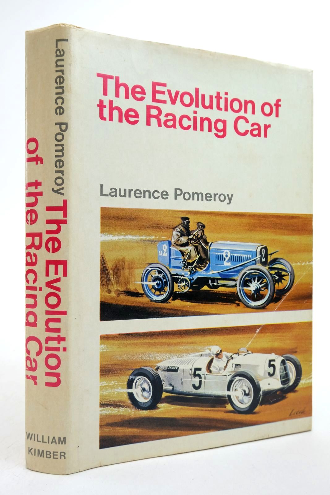 Cover of THE EVOLUTION OF THE RACING CAR by Laurence Pomeroy