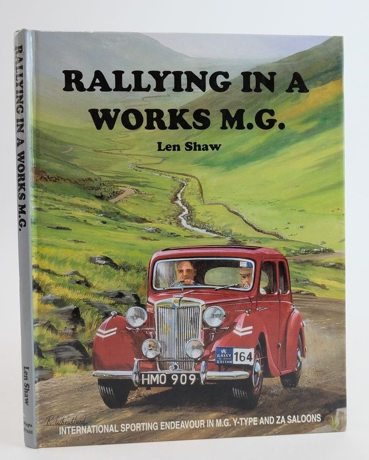 Cover of RALLYING IN A WORKS M.G. by Len Shaw;  et al