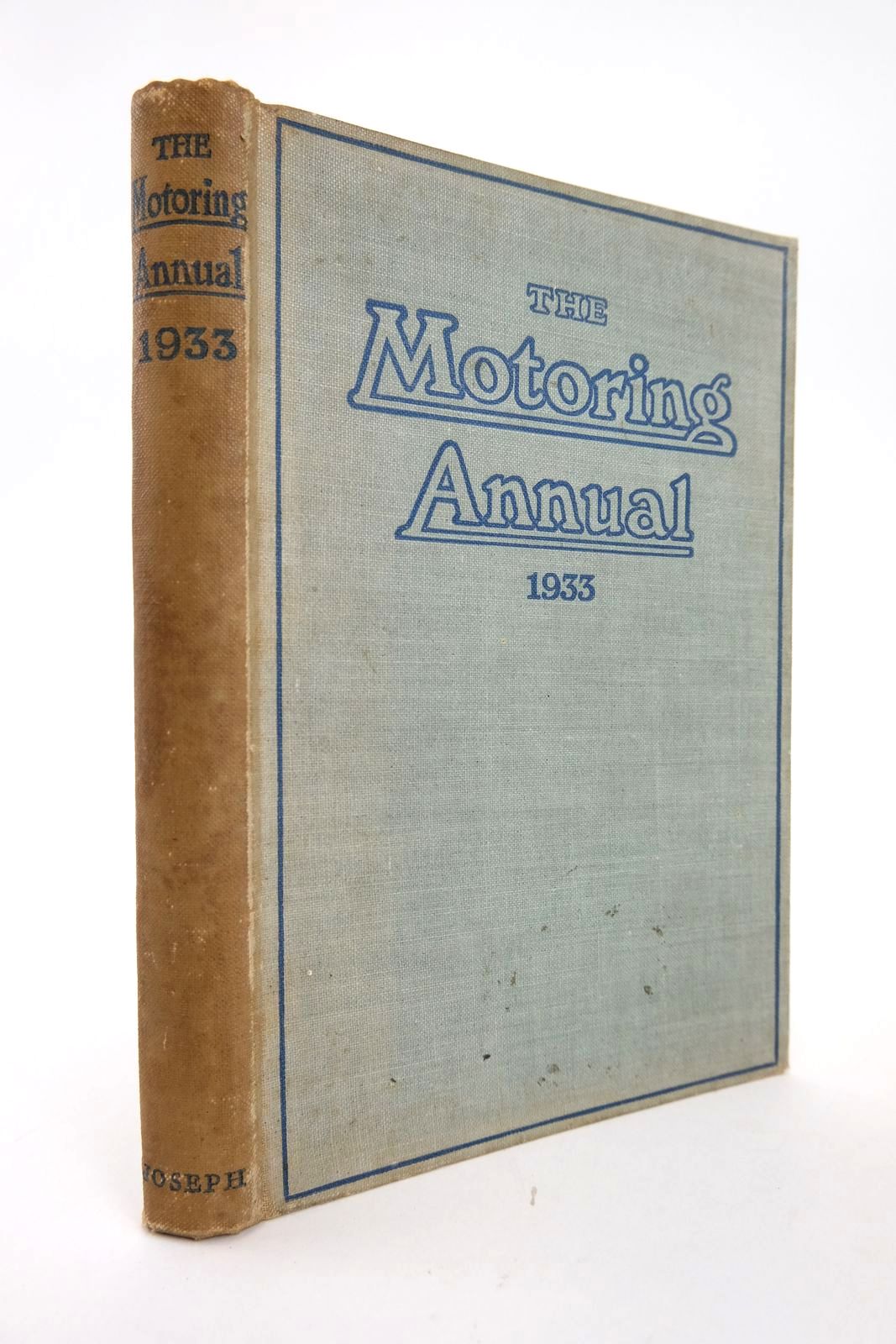 Cover of THE MOTORING ANNUAL 1933 by Leonard Henslowe