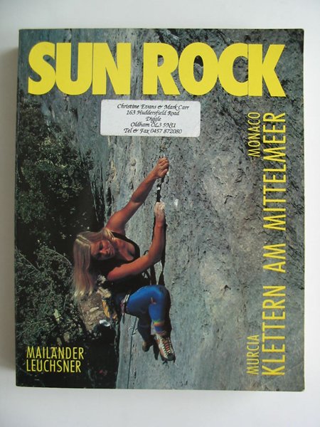 Cover of SUN ROCK MURCIA MONACO by Mailander Leuchsner