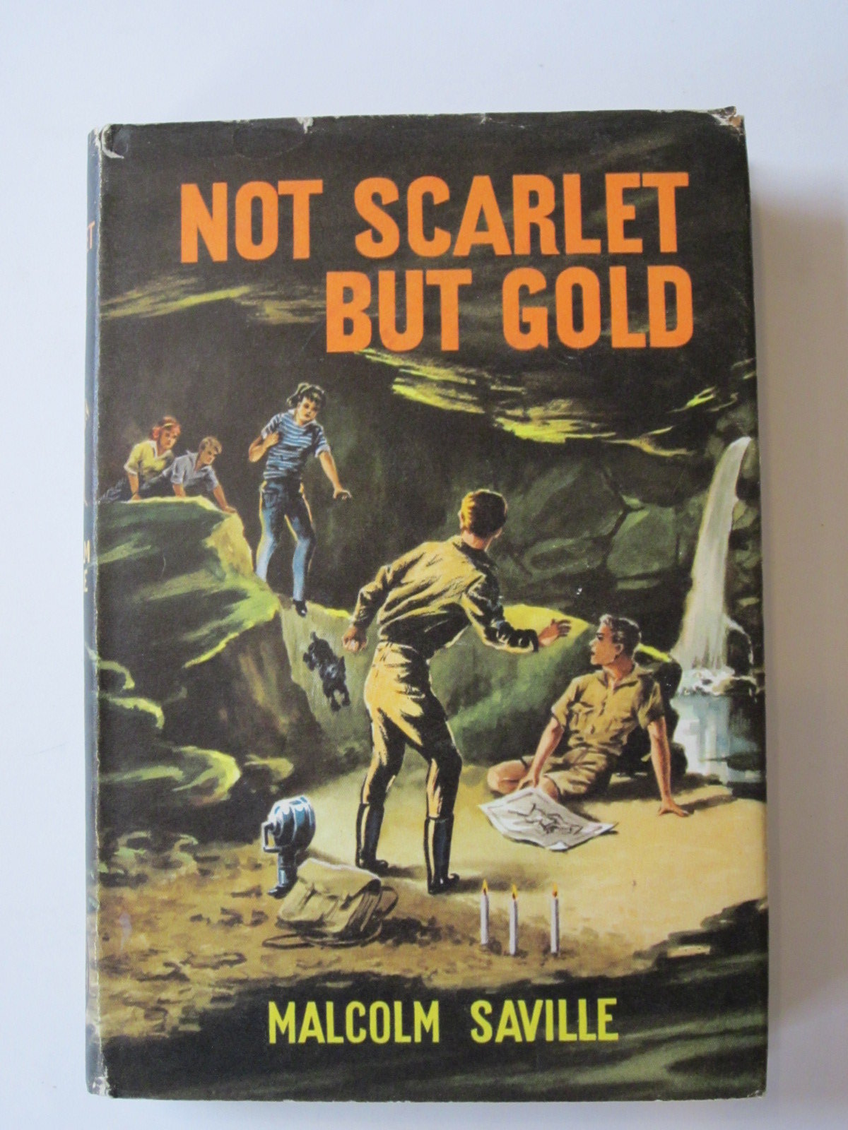 Cover of NOT SCARLET BUT GOLD by Malcolm Saville