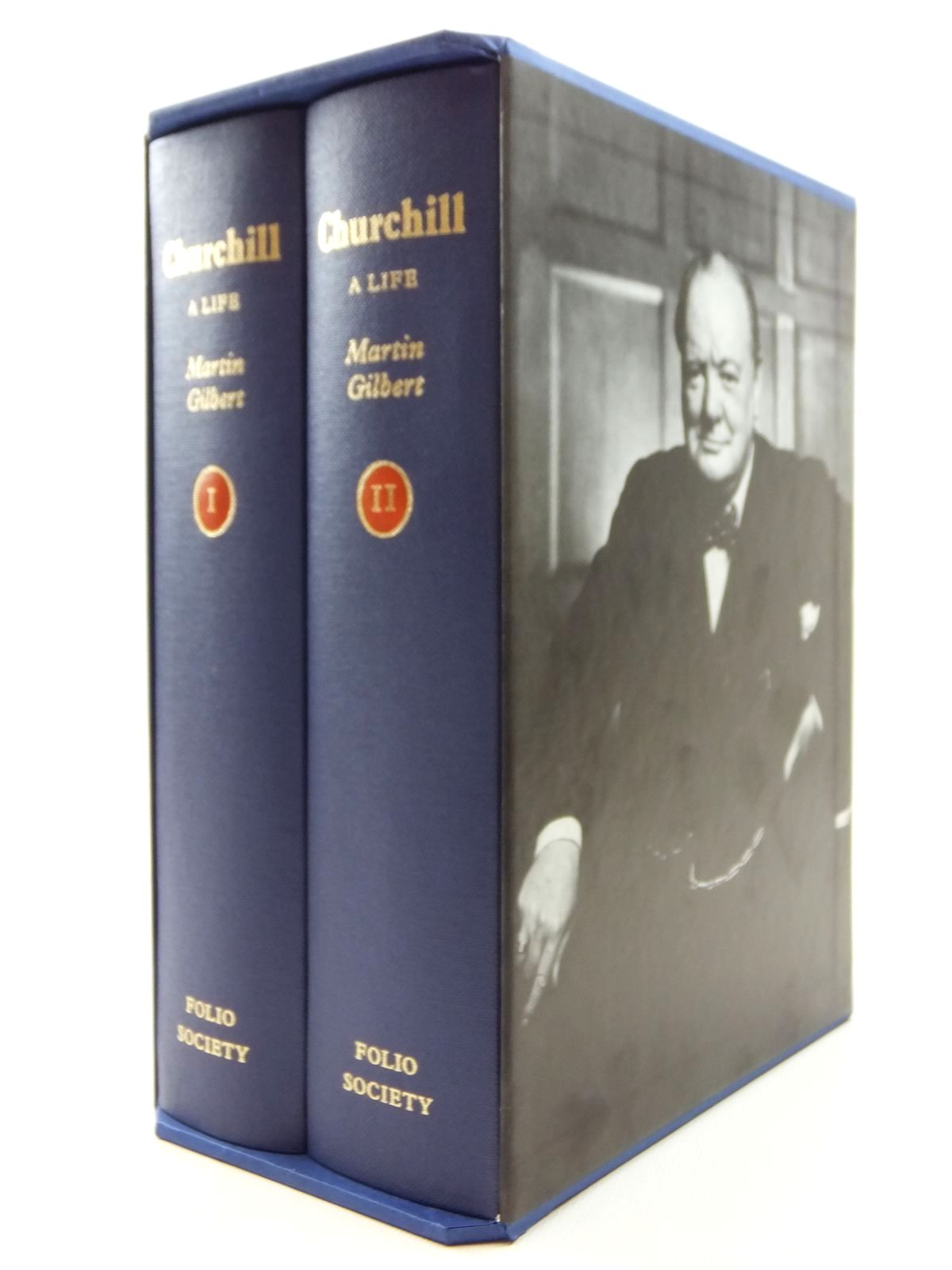 Cover of CHURCHILL: A LIFE (2 VOLUMES) by Martin Gilbert