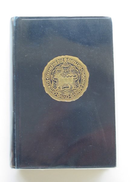 Cover of OXFORD COUNCIL ACTS 1666-1701 by M.G. Hobson
