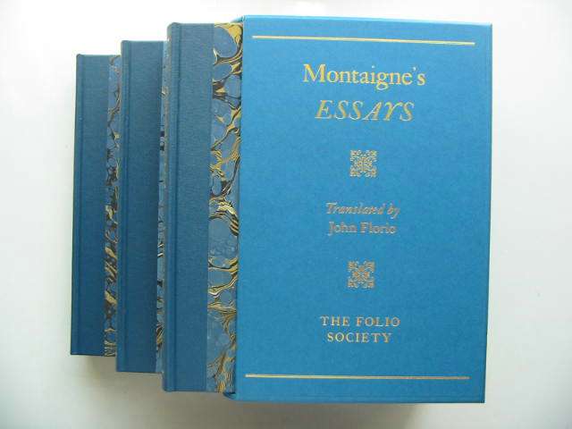Cover of MONTAIGNE'S ESSAYS (3 VOLUMES) by Michel De Montaigne; John Florio; Graham Swift