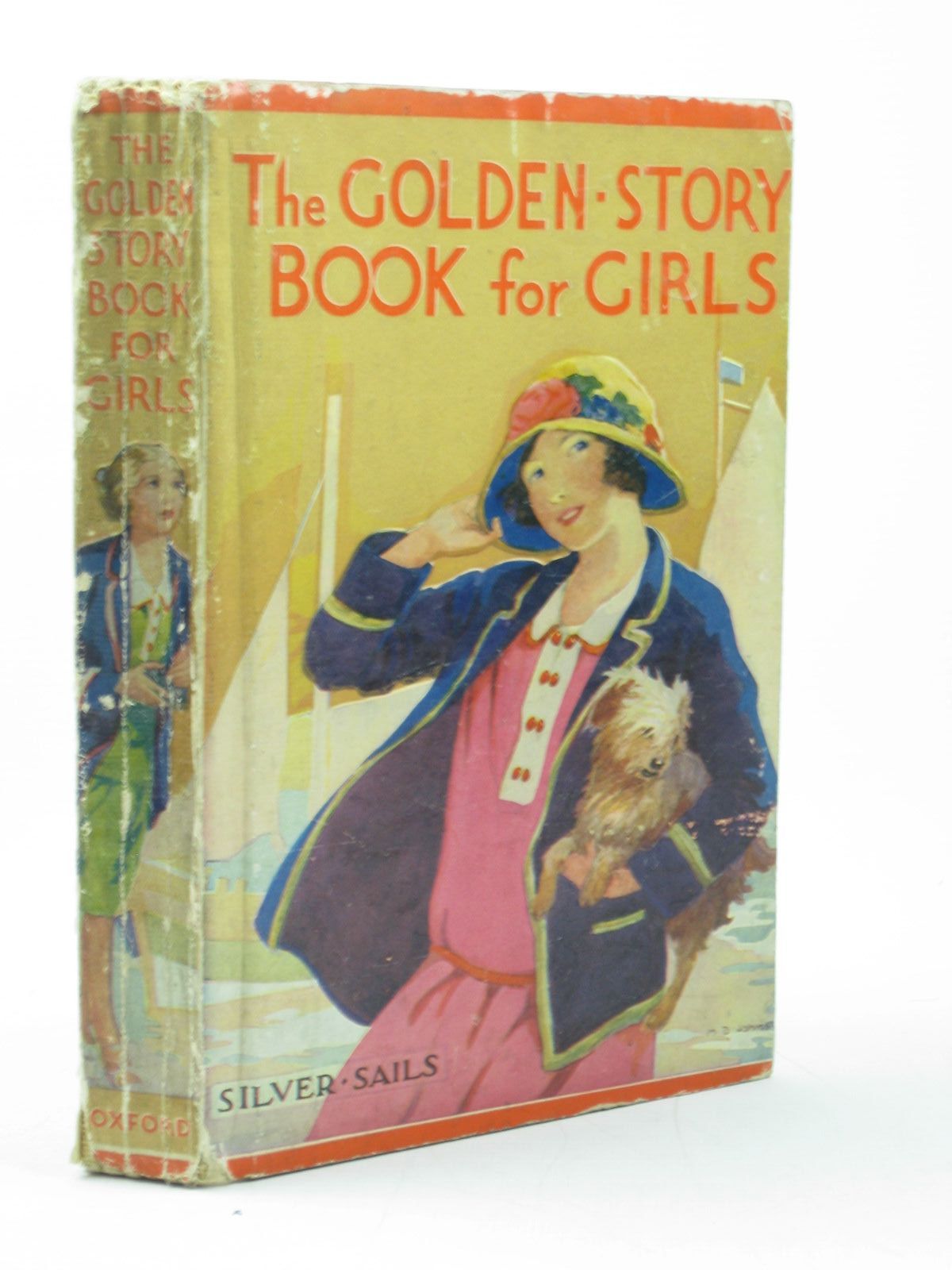 Cover of THE GOLDEN STORY BOOK FOR GIRLS by Mrs. Herbert Strang; E. Hobart-Hampden; Angela Brazil; Dorita Fairlie Bruce; Christine Chaundler;  et al