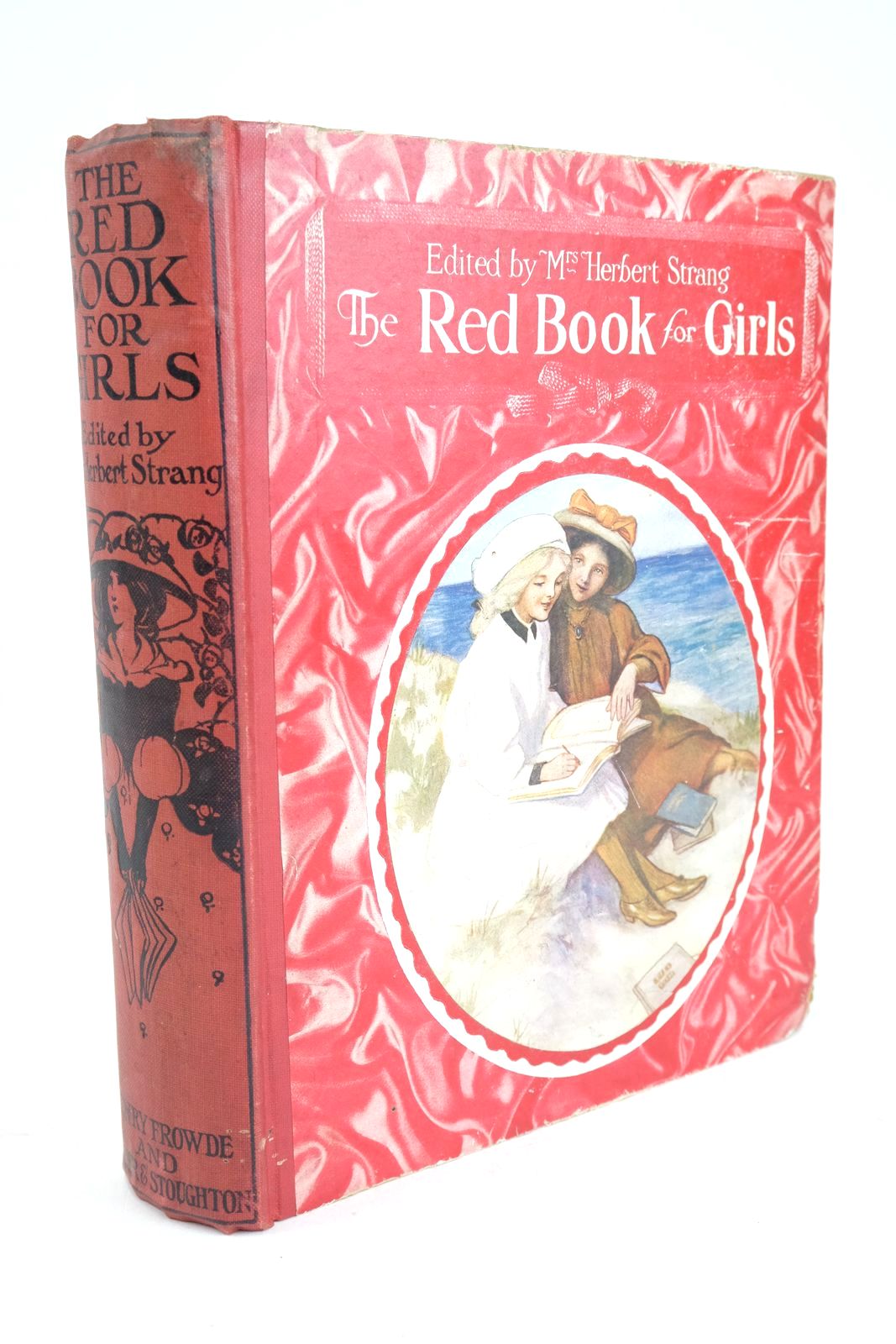 Cover of THE RED BOOK FOR GIRLS by Mrs. Herbert Strang; Mary Cowden Clarke; Bessie Marchant; Angela Brazil; Dorita Fairlie Bruce;  et al