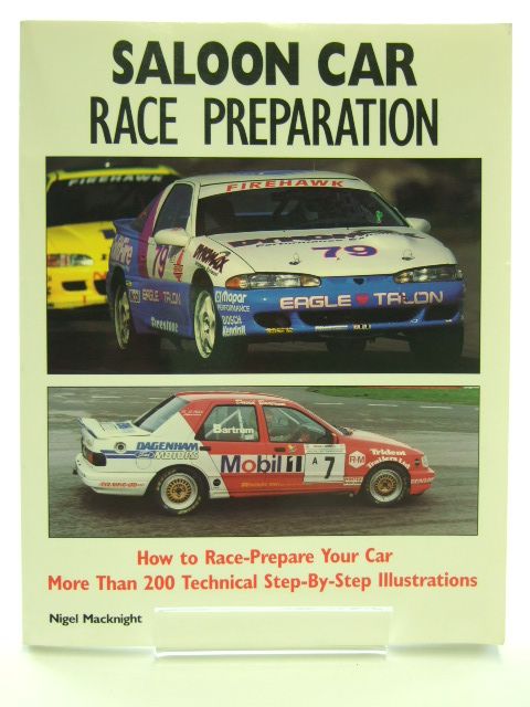 Cover of SALOON CAR RACE PREPARATION by Nigel Macknight
