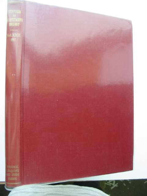 Cover of COLD SPRING HARBOR SYMPOSIA ON QUANTITATIVE BIOLOGY VOLUME XX by 